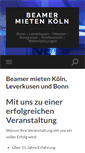 Mobile Screenshot of beamer-mieten-koeln24.de